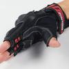 Motorcycle Protective Half Finger Size RR8362BK3 ROUGH&ROAD Gloves, Black, L,