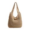 European & American Mori Style Single Shoulder Straw Woven Bag - Casual, Versatile, Large Capacity Beach Holiday Bag.