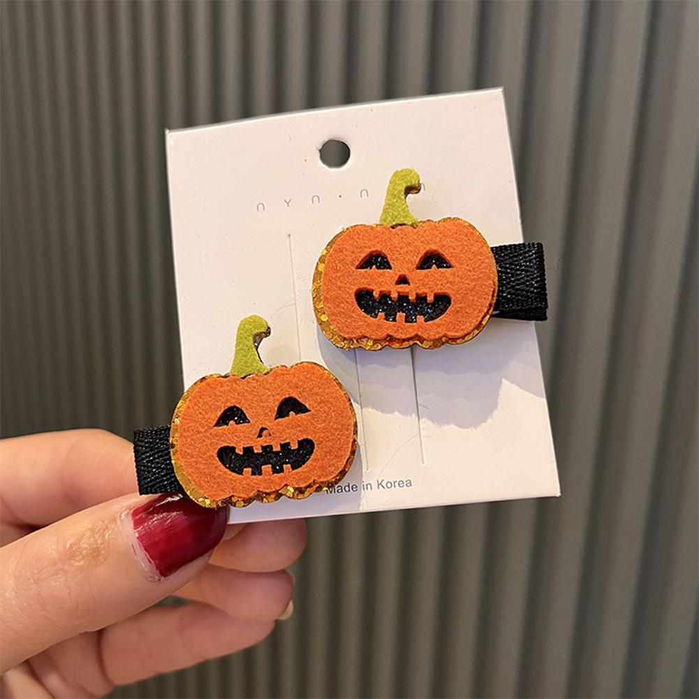 Fashionable Halloween Elements Pumpkin Hairband Single Piece Multi-Color Cute Girls Halloween Gift