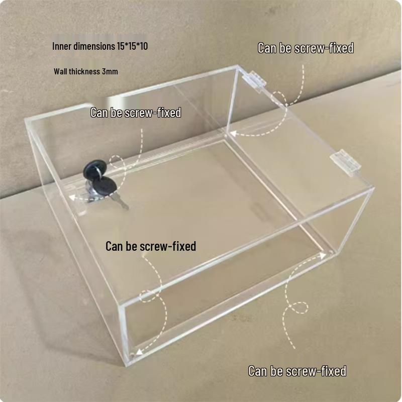 Акриловая витрина для фигурок с замком