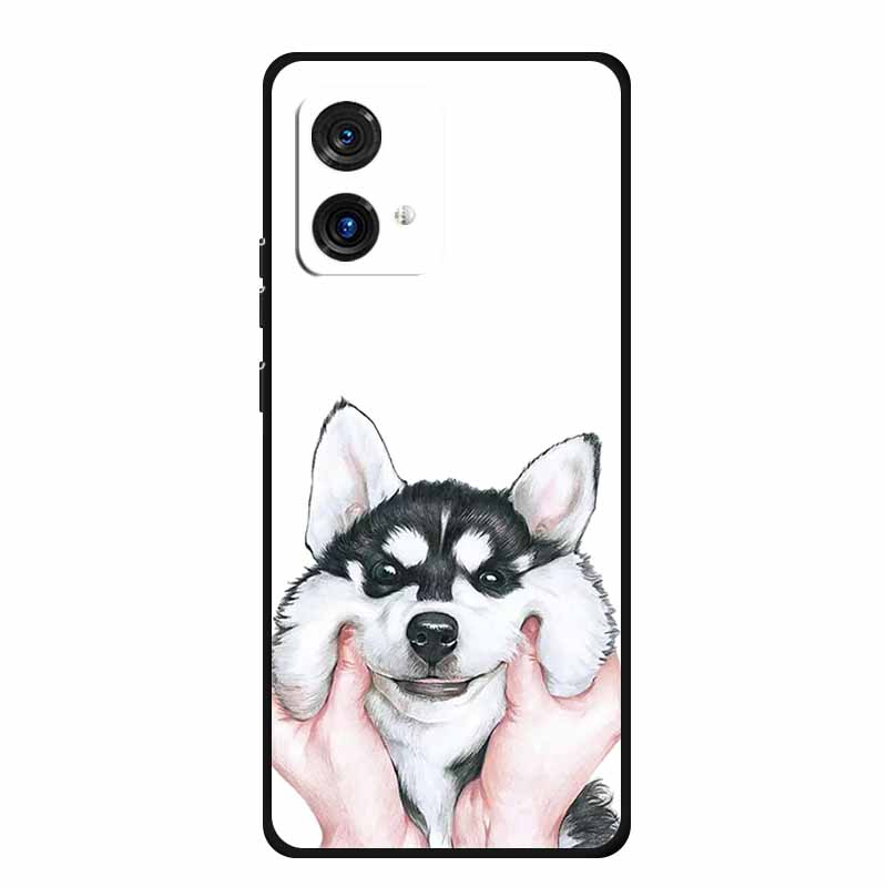 For Motorola Moto G84 G54 5G Case Fashion TPU Soft Silicone Cover Phone Cases for Moto G54 MotoG84 2023 Original New Tiger Capa