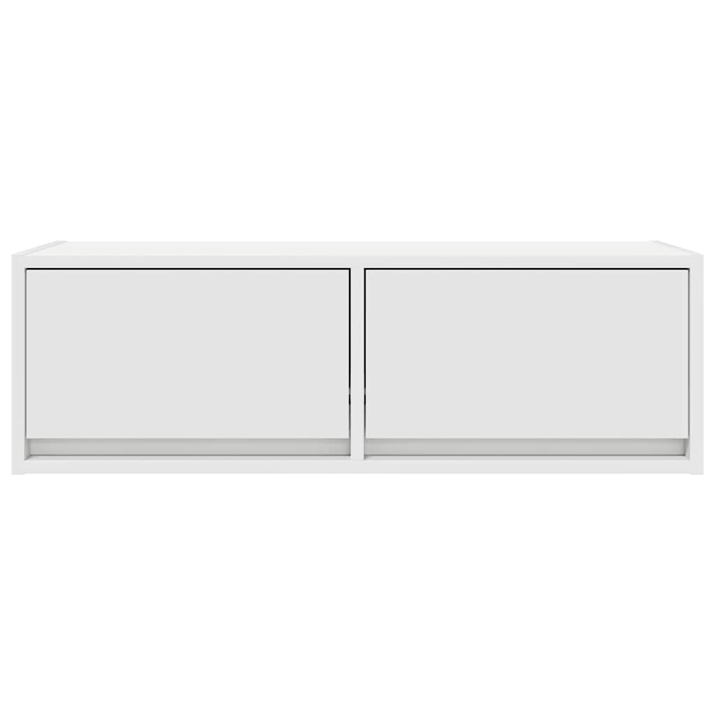 TV Cabinets 2 pcs White 80 x 31 x 25.5 cm Engineered Wood