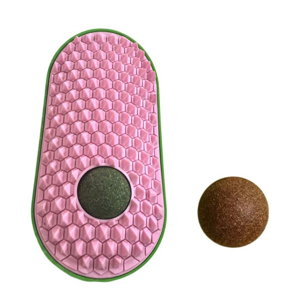 Pet Brush Comb With Catnip Ball Cat Toy Softer Cat Self Groomer Massage Comb Cat Face Scratcher for Kitten Puppy Cat Accessories