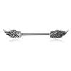Inslashing Wings Milk Ring Milk Ring Sexy Lady Stainless Steel Puncture Jewelry
