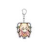 55MM Anime hololive Keychain Tokino Sora/Robocosan/Ōokami Mio/Shirogane Noel Key Chain Acrylic Model Plate Christmas Gifts