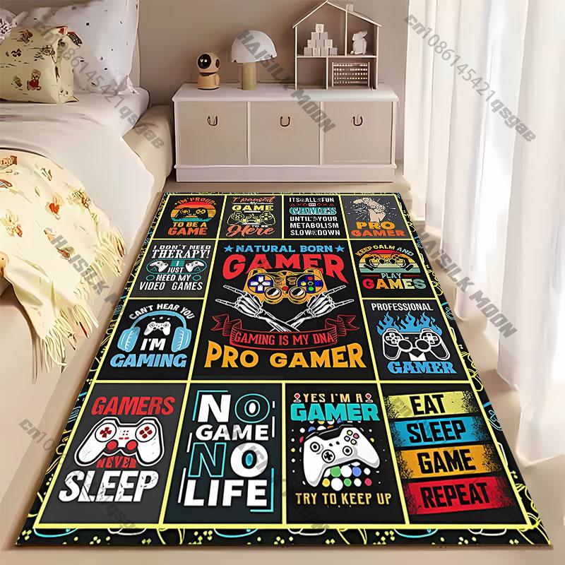 Gaming passion dedication and lifestyle carpet Yoga living room room decor children's crawling mat doormat area rug