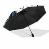 1pc Ocean Waves Auto Open/Close Umbrella, Portable Folding Umbrella for Travel, Themed Events, It is suitable as a gift for various festivals, Outdoor