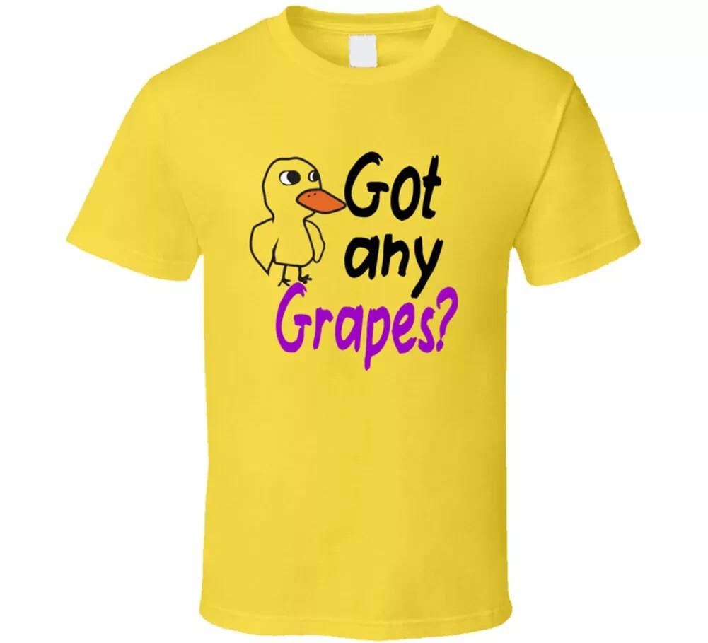 

Duck, Song, Got Any Grapes Ducky Animal Lover T Shirt Tee Gift New 2XL