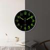 1 Pcs Luminous Wall Clock Light In Dark Night Digital Quartz Movement Bedrooms Living Room Study Loudspeaker Mute Clock For Home