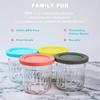 For NC301 NC299AMZ NC300 CN305A CN301CO Yogurt Container Tubs Food Freezer Ice Cream Pint Cup Maker Storage Jar With Lid