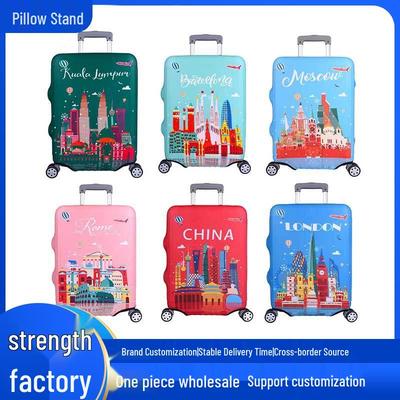 Custom Logo Elastic Travel Suitcase Protector Cover