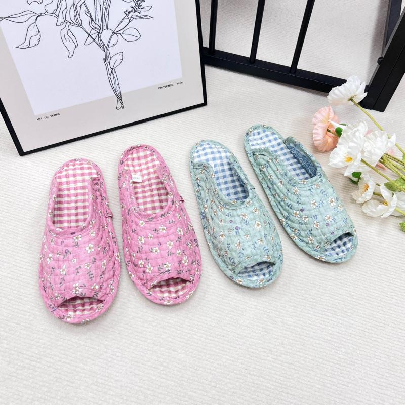 

Women s home fabric slippers soft cloth bottom silent non-slip indoor climbing mat slippers wooden floor cotton mop machine washable Women s single average size (35-39)