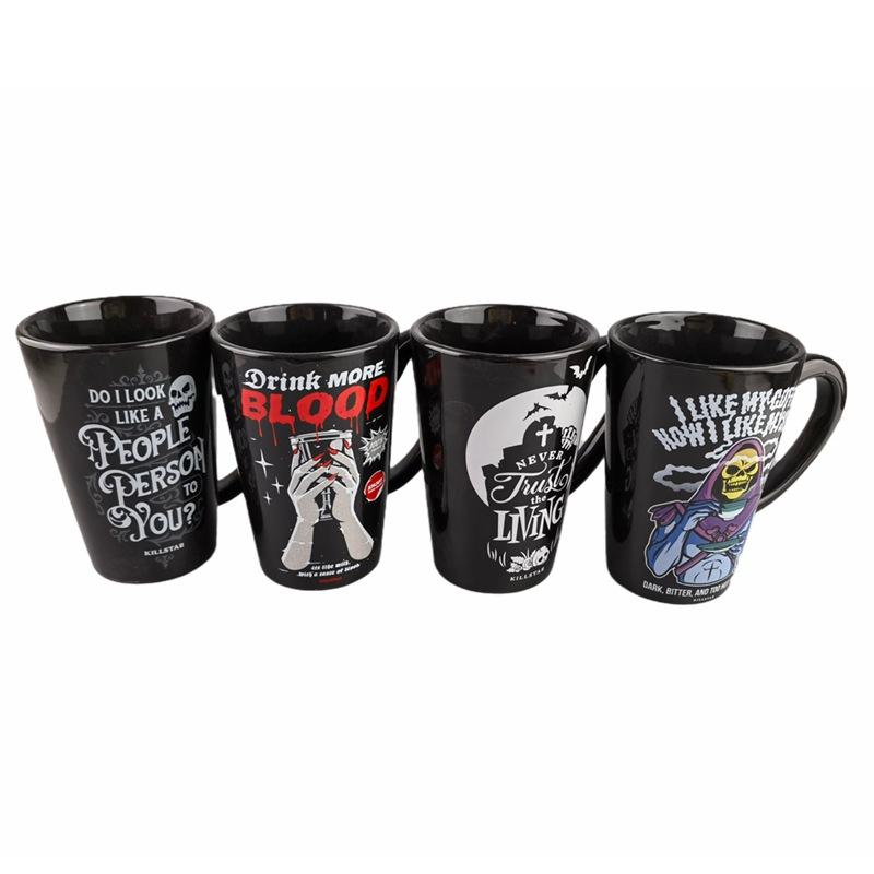 Neue Hohe V Keramiktasse Nordischer Ins Stil Kaffee Trichter Tasse V Tasse Killstar Großer Kegelbecher