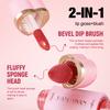 HANDAIYAN 6er-Set Doppelseitiger Flüssig-Rouge und Lipgloss 2-in-1 Wangenfarbe Matt Natürlich Langanhaltendes Lippen- und Wangen-Make-up für Damen