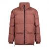 NY Concept Mens Textured Zip Pocket Puffer Jacket