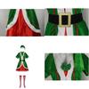 Ausgefallenes Weihnachtselfen-Kostüm Paar-Outfit Polyester Rollenspiel Verkleidungsparty