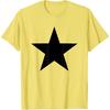 Cool Big Large Black Star T-Shirt