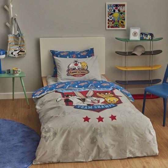 

Karaca Home Looney Tunes Team CHAMPS Комплект пододеяльников из 100% хлопка