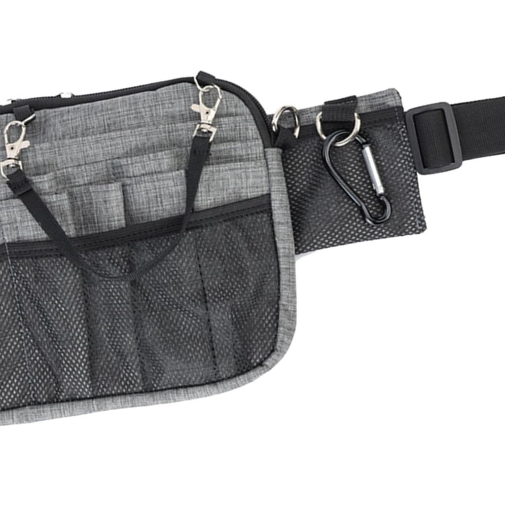 1680D Oxford Cloth Nurse Fanny Pack Multi Pockets Organizer Belt Apron Hip Bag Nurse Tool Belt Large Capacity Pouch
