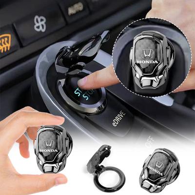 1Pcs Car One-Click Start Buttons Protective Cover Decoration for Mugen Power TypeR Jazz City Civic Inspire Accord FIT HRV CRV Odyssey Jade