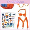 Authentic Blippi Role Play Set With Clip-on Bow Tie Glasses And Soft Cloth Hat