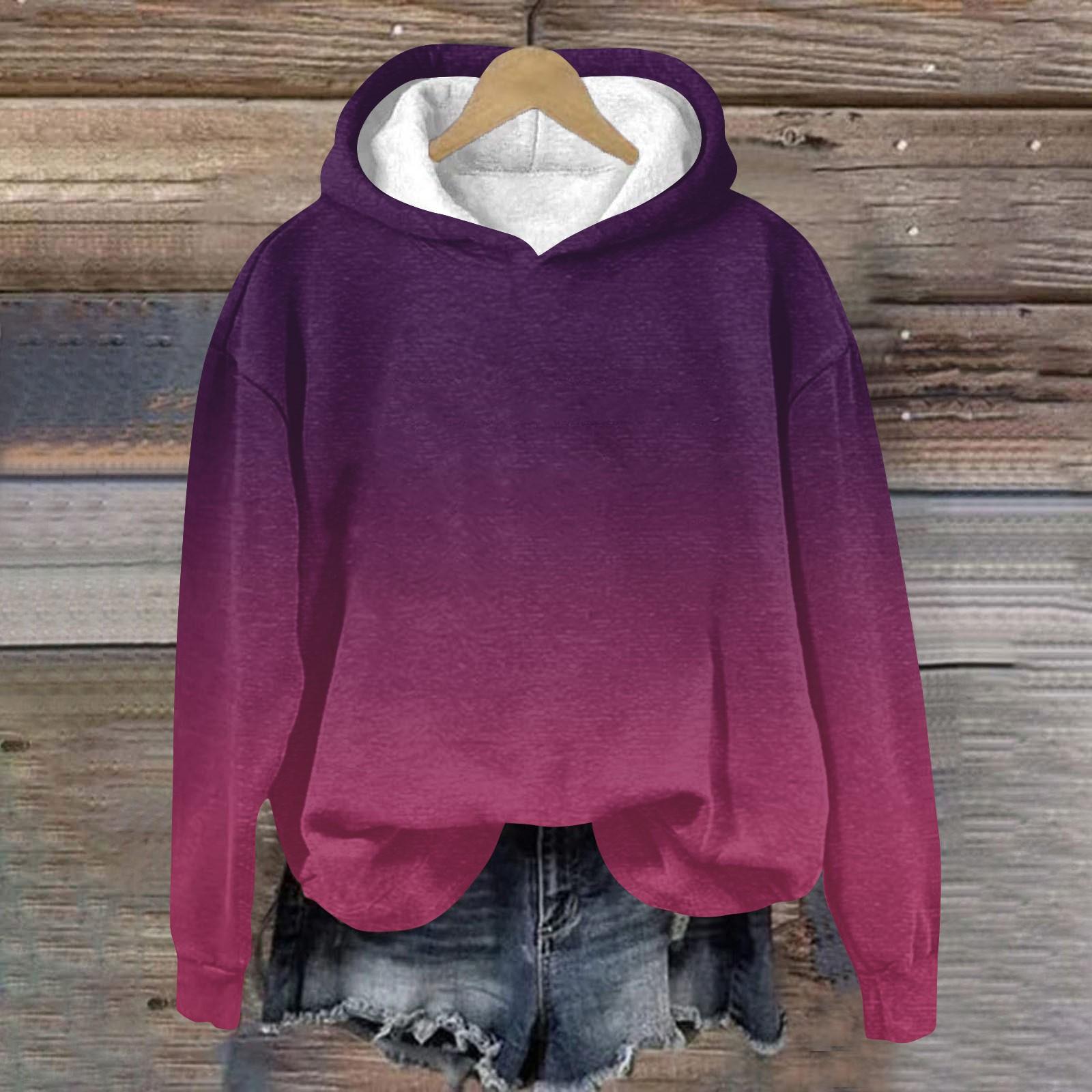 

Жіноча мода Щоденні універсальні повсякденні світшоти Топ з довгими рукавами Світшоти M