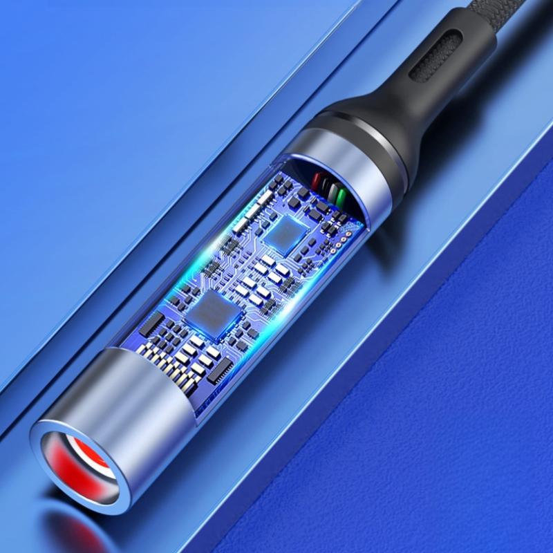 Metal Windproof Rechargeable Lighter Outdoor Mobile Phone Cigarette Lighter Compact Into Tungsten Filament Ignition Tool