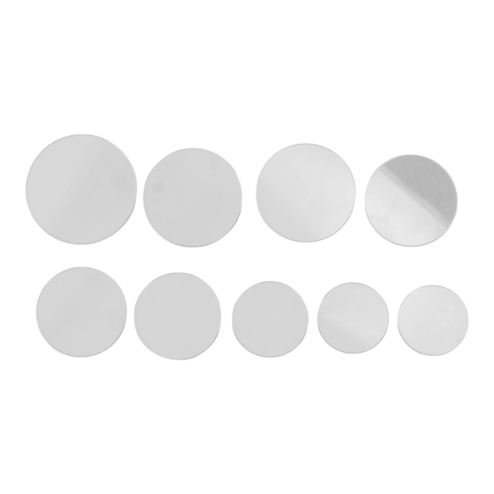 

9 Pcs Watch Glass 1.2mm Thick Transparent Clear Watch Crystal Lens Glass Replacement Watch Glass