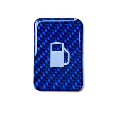 HASEPRO Magical Carbon NEO Fuel Lid Opener Emblem TYPE D Blue NFOE-4BLU