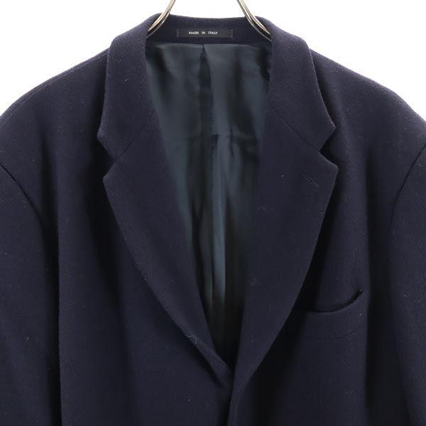 Emporio Armani Made In Italy Wool Tailored Jacket Navy Men's Used