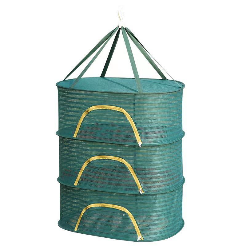 New Style Mosquito-Proof Drying Net for Fish, Chili, Bacon, Sweaters, Underwear - Fully Enclosed Design