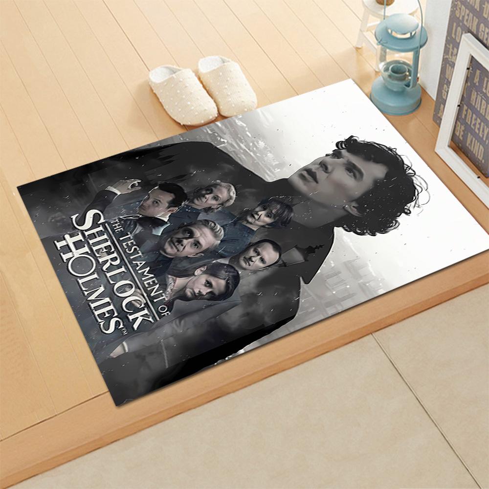 Sherlock Holmes Adventure Rug for Living Rooms, Bedrooms, Home Décor, and As Gifts.