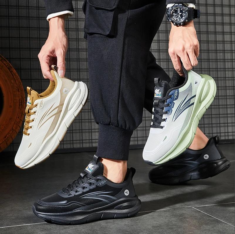 Sneakers Couple New Korean Version Mesh Platform Shoes Breathable Comfortable Fashion Trend Casual Running Shoes