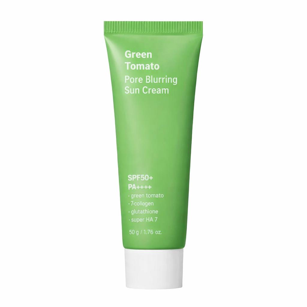 

SUNGBOON EDITOR Green Tomato Pore Blurring Sun Cream SPF50+ PA++++ Collagen & Hyaluronic Acid Sunscreen 50g x2