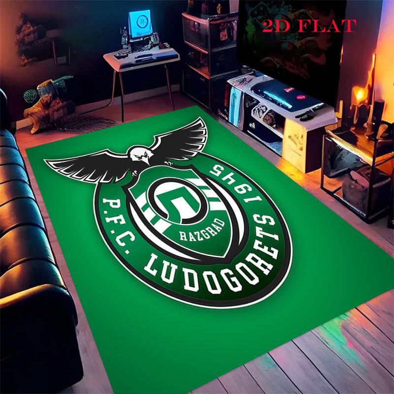 PFC Ludogorets Razgrad Carpet Rug for Living Room Bedroom Home Sofa Decoration,Kids play Nonslip Floor Mat