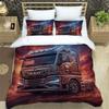 M-Man truck Set Biancheria da Letto Stampata Retrò set squisito di biancheria da letto copripiumino set piumone set biancheria da letto lusso regalo di compleanno