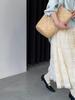 Jiang Zuo French Lace Embroidered Long Skirt - Women's 2026 Spring Large Swing Style