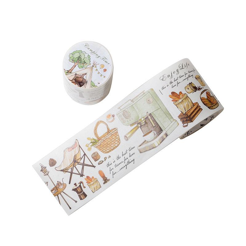 1 Roll Vintage Journal Decoration Tape Stickers, Perfect for DIY Handcraft Accents & Journal Styling