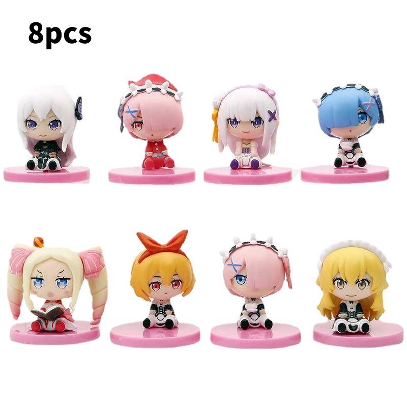 

Ре Зеро Жизнь в другом мире Фигурка Персонаж Игрушка Украшения Декоративные