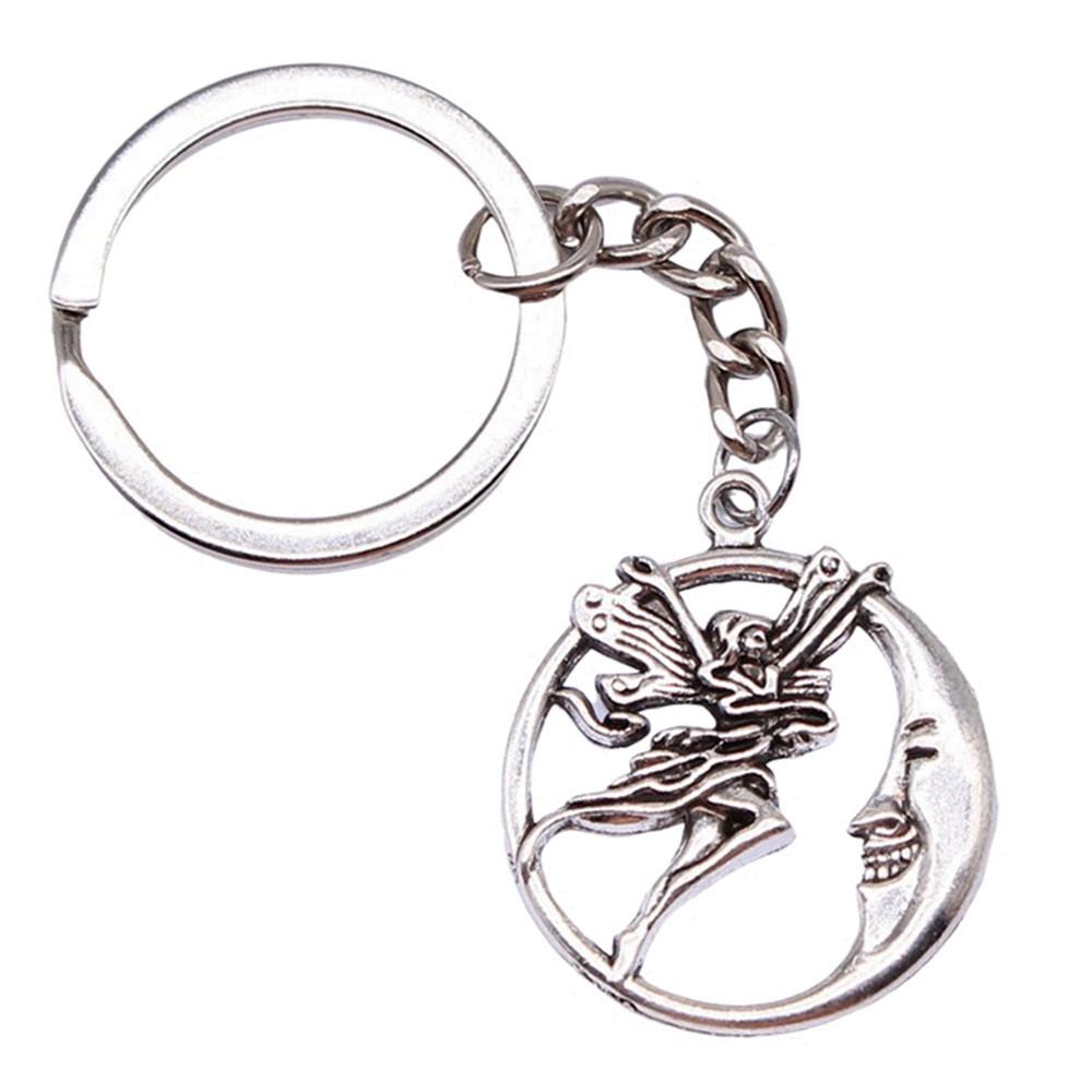 Angel Keychain Wings Charm For Students Protection Key Ring 28mm