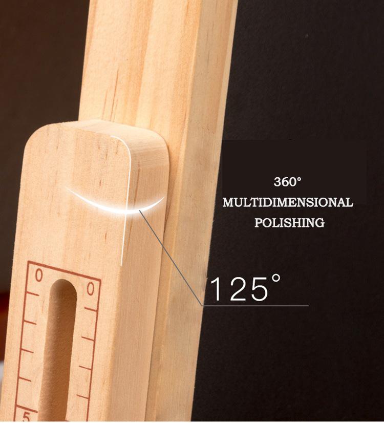 BABIBO New Wooden Children's Magnetic Drawing Board/children's Lifting Bracket Type Small Blackboard/dust-free Blackboard Gift Toys