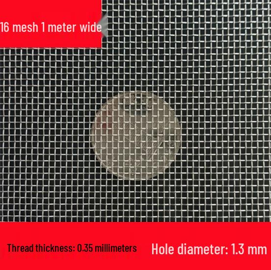 304 Edelstahlgewebe, 6-500 Maschen, Industrielles verdicktes Metalldrahtfilter.