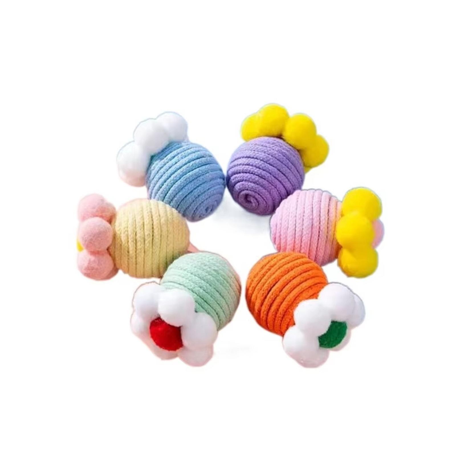 Sisal Ball Toy Cotton Rope Interactive Resistant Pet Chew Toy