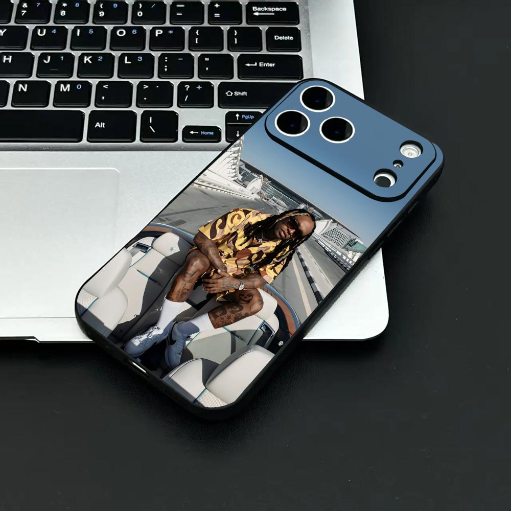 Hip Hop Singer Ty Dolla Sign Phone Case for iPhone 12-17 Air Plus Pro Max Satin Glossy Colorful Great Gift Phone Case