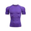 Yama Colorful Short Sleeve Breathable Fitness T-Shirt with Abdomen Control and Quick-Dry Technology
