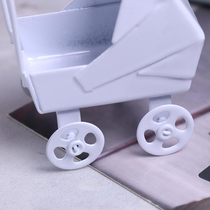 Baby Stroller Pram Model Kids Toy Diy Miniature Dollhouse Furniture Accessories