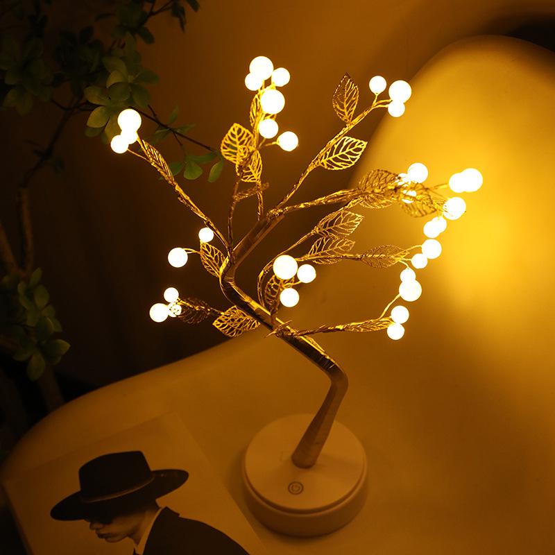 USB LED Romantic Tree Lights for Christmas & Valentine's Day - Perfect for Bedroom Atmosphere