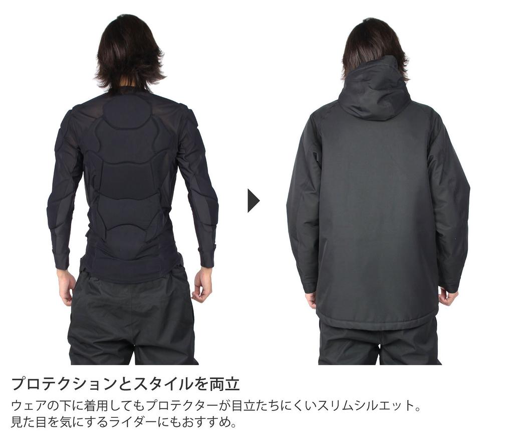 VAXPOT Body Protector with NBR BLK L (Back Spot) Closed-Cell Pads, VA-3002