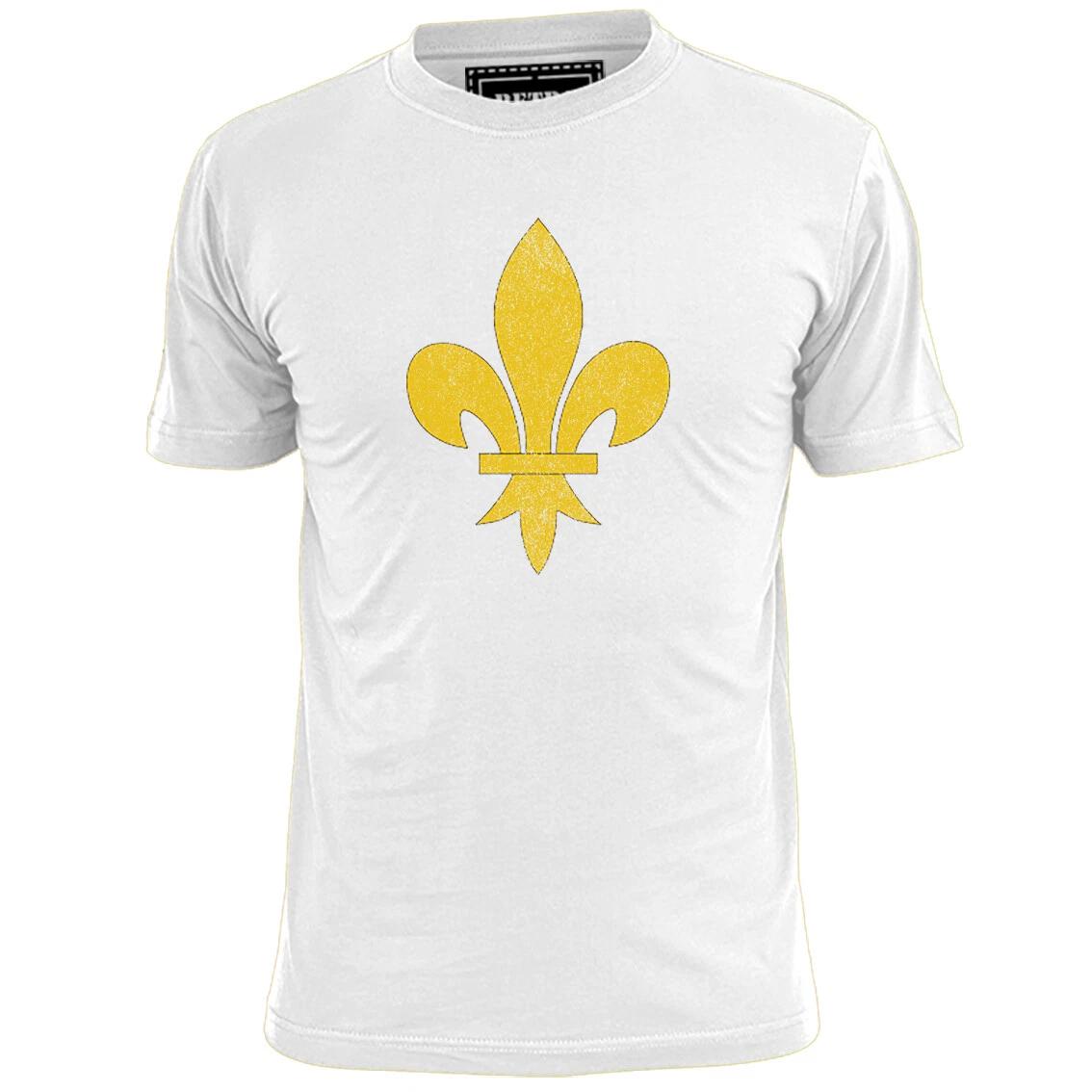 Mens France Fleur De Lis Coat Of Arms T shirt Flag Paris Football S