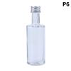 1 stk 50 ml hjemmeglass blyfri karaffel med deksel for brennevin Scotch liten vinflaske glass drikkeflaske bartilbehør